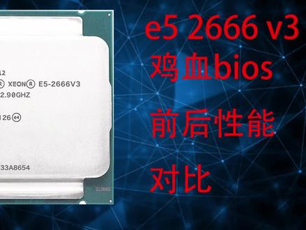 E5 2666V3鸡血前后对比