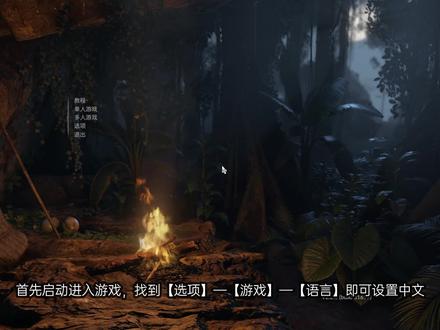 《绿色地狱:Green Hell》调中文+组队联机教程 #steam游戏 #绿色地狱