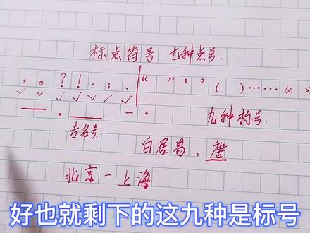 #阅读与写作技巧 👉🏻 #标点符号 的使用和占格 最完整讲解!你学会了吗?#语文