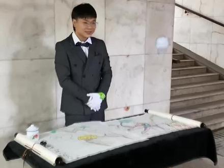 第一次去女朋友家送岳父什么比较好?当然是送画啊!@迈瑞·刘桂香