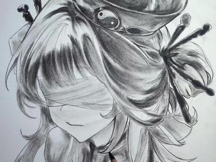 超自然角色除妖小师妹擦画完成版。 #零基础学画画 #绘画过程 #超自然行动组 #超自然行动组莉莉 #同学一起超自然吗 @抖音小助手