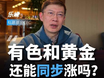 有色和黄金,会永远都同步上涨吗? #贵金属 #资产配置 #投资理财 #黄金 #基金 #有色金属 #铜 #白银 #现货黄金新高 #燃起来了大国重器