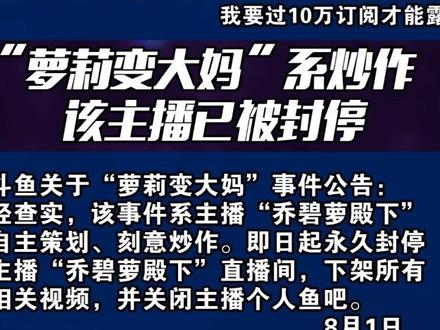 “萝莉变大妈”系炒作😂,这策划真绝了。#乔碧萝殿下