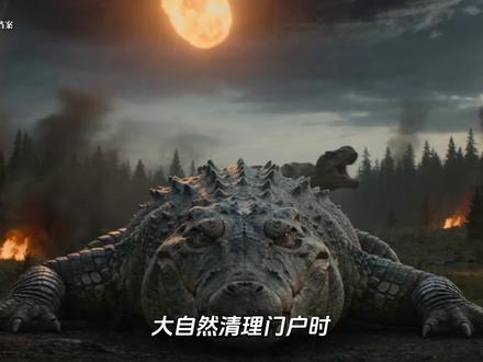 恐龙都变化石了,凭什么鳄鱼能躺赢四亿年? #鳄鱼 #地球online #科普 #科普一下 #动物科普
