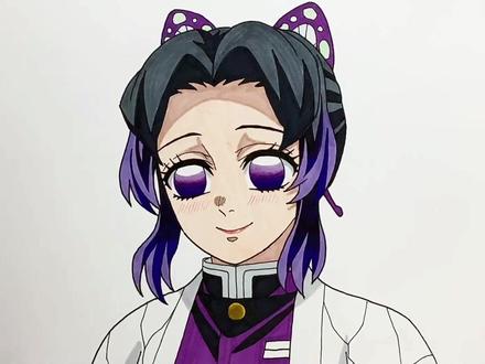 怎么画蝴蝶忍
#鬼灭之刃 #蝴蝶忍 #手绘 #一学就会