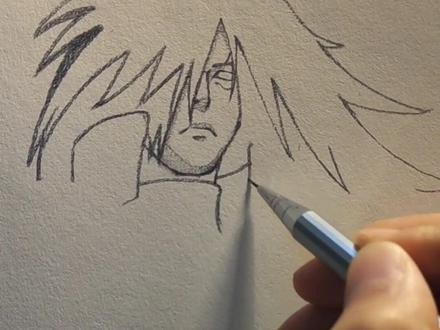 学废了没有?#宇智波斑 #绘画教程 #热门推荐