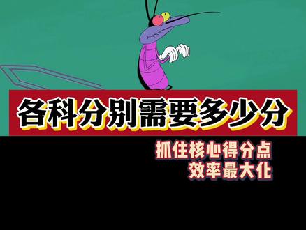 高考目标600分,各科分别需要多少分? 全链路详细拆解,抓住核心得分点易学易懂!#准高三 #高三 #高考 #高中 #学习方法
