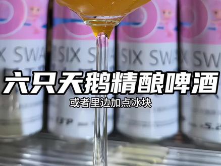 夏天喝原浆精酿,真的巨爽#六只天鹅精酿啤酒 #六只天鹅原浆精酿啤酒 #夏季酒水必备 #精酿啤酒 #六只天鹅精酿