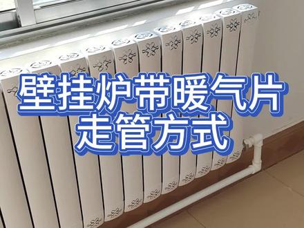 燃气壁挂炉带暖气片走管方式 @抖音小助手 @DOU+小助手