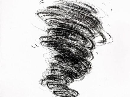 排线画龙卷风,一起转起来#龙卷风 #英雄联盟 #面对疾风吧 #线条