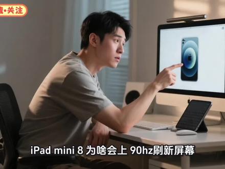 iPad mini 8 为啥会上 90hz屏幕?#iPad mini