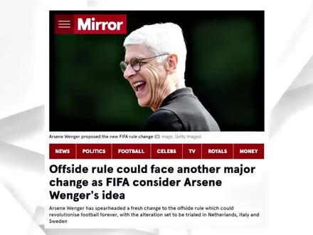 温格新越位规则获得许可!#足球 #足球规则 #越位 #温格 #国际足联 近日据《镜报》报道,温格提出的 “明显空隙”的越位新规则,已获国际足球协会理事会正式批准,将于2026 年 4 月在加拿大超级联赛(CPL)启动职业赛场试点。