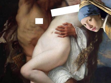 山羊成精,强抢民女? #艺术