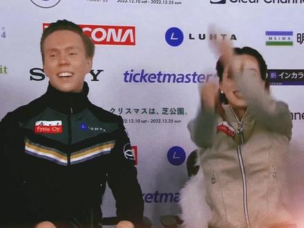 mermaid & sailor
“水手啊你能否抵御美人鱼的低语?”
gp芬兰站日芬组FD
Yuka Orihara & Juho Pirinen
#花样滑冰 #冰舞 #花滑大奖赛