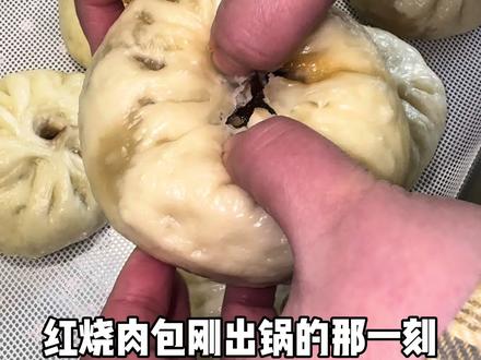 馋哭隔壁小孩的红烧肉包 | 仅接预定#蒸包子 #舌尖上的美食 #好吃的包子 #红烧肉包子