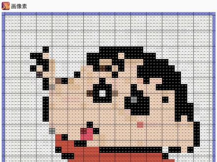 今天教大家怎么把喜欢的图片变成这种拼豆图纸#醒图创作者 #醒图 #拼豆 #拼豆图纸 #拼豆新手