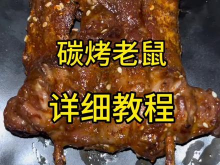 烤老鼠🐭你们吃过吗?拿货比牛肉还贵,#烤老鼠 #老鼠 #烧烤教程 #美食教程 #烧烤配料