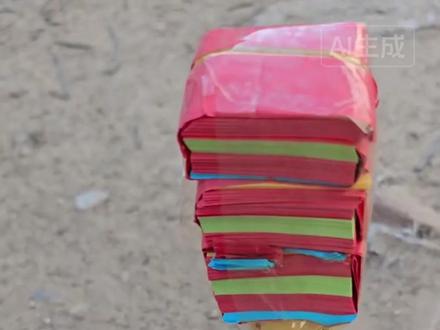 彩色阻燃纸二踢脚炸彩纸炮打手抛纸放红纸结婚过年喜庆气氛道具