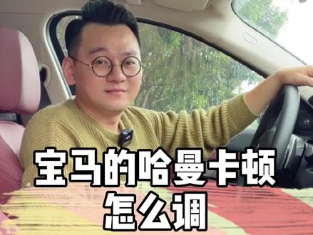 宝马的哈曼卡顿怎么调?#宝马 #宝马3系 #汽车人共创计划 #车知识分享计划