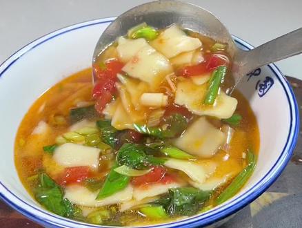 如果你最近吃饭总是没味口,您一进要试试这个酸汤揪片子#酸汤面片 #面片