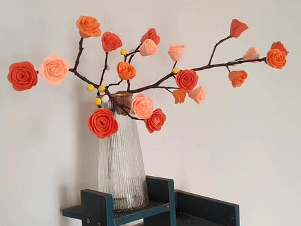 超简单粘土玫瑰教程来啦,做的不好可别嫌弃哦#我的手工作品 #手工花制作 #橡皮泥手工 #手工diy #创意手工