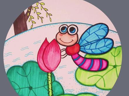 国学启蒙,一年级古诗配画《小池》宋.杨万里#儿童创意美术 #古诗 #小池#古诗配画 #国学启蒙 #简笔画 #抖音小助手 @DOU+小助手