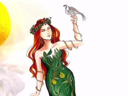 森林里的斑鸠#手绘教程 #原创手绘 #手绘插画