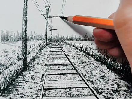 铁路的画法,你学会了吗?