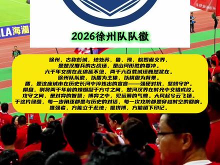 “苏超”新赛季徐州队队徽发布,和去年有啥不一样?速来“找不同”!❤️#徐州#徐州队队徽#徐老大#徐州队#苏超