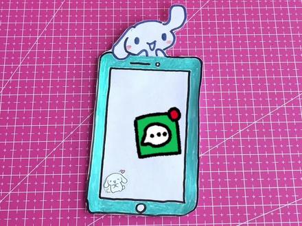 自制玩具画板手机#手工#可颂 #手工DIY #自制玩具 #创意手工