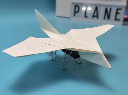 像小鸟一样的纸飞机!户田拓夫麻雀纸飞机#纸飞机#折纸