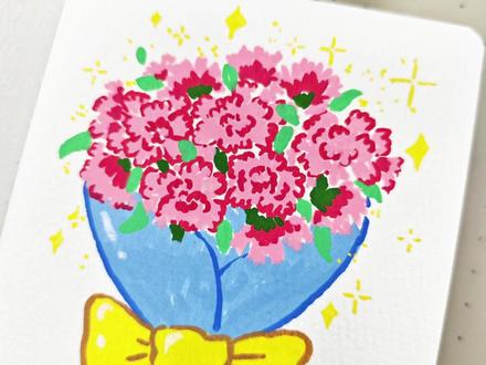 母亲节给妈妈一束康乃馨 #生命里最重要的她 #母亲节 #母亲节礼物你准备了吗 #母亲节礼物 #康乃馨教程