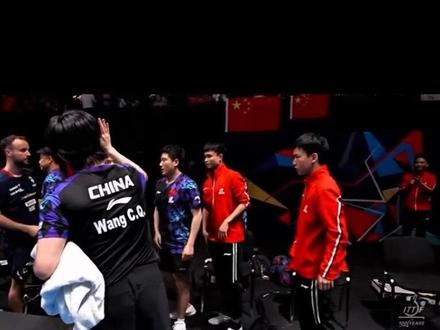 #王楚钦梁靖崑 “征程过半终临决战❤️🔥凝心聚力背水一战🏓掀翻日本 圆满夺冠”🏆💕#国乒男队 #坚定自信 #中国乒乓球队 #霸州双甜 伦敦世乒赛决赛加油 健康完赛💐