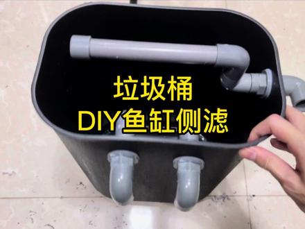 低成本垃圾桶DIY鱼缸侧滤教程分享来咯#养鱼日记 #鱼缸过滤 #过滤系统 #周转箱过滤 #鱼缸侧滤制作 #低成本养鱼指南