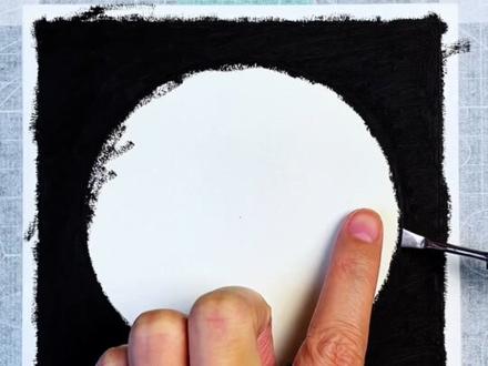 天王星油画棒详细教程来了#complexcon香港 #抖音青年艺术家计划 #一起学画画 #画画其实很简单 #油画棒星球