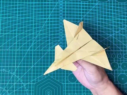 手工折纸玩具,纸飞机教程