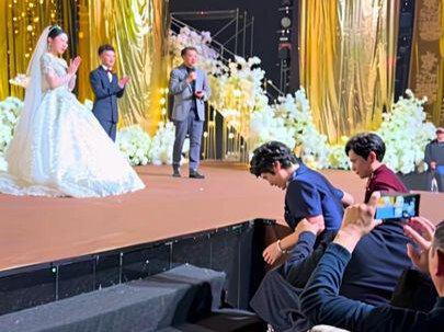 大家要的双方父母亮相来啦#陶阳 #胡嘉博 #郭德纲 #郭麒麟 #婚礼现场 @陶阳雲聖 @💡🌟胡嘉博🌟💡