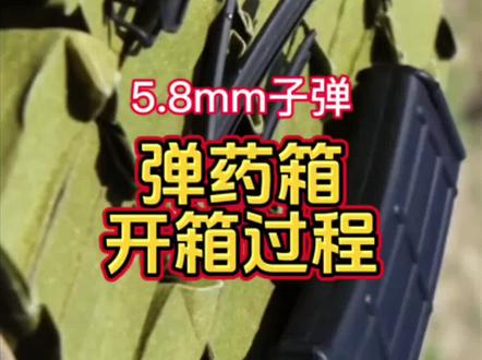 弹药箱开箱过程。#军迷爱好者