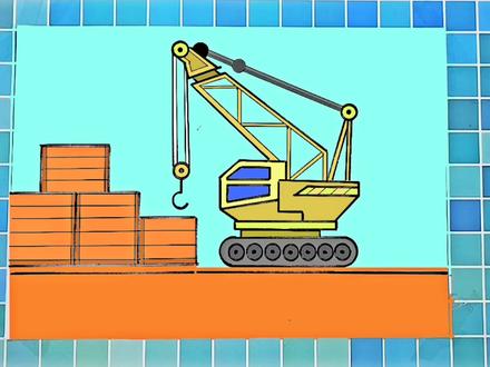 五一劳动节手操报素材,工程车吊车简笔画教程,几何图形简笔画简单易学,只要认真都能画好#简笔画 #简笔画教程 #原创 #幼儿园美术 #手抄报素材 #劳动节简笔画 #工程车简笔画