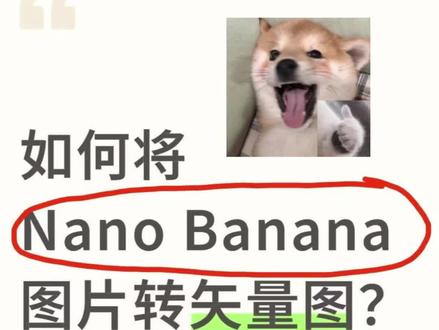 如何将nano banana图片转矢量图? #nanobanana #科研 #研究生 #科研工具 #矢量图