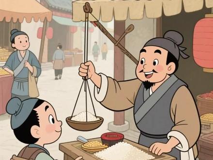 搬斤播两这个故事告诉我们:做人要诚实#成语故事 #寓言故事 #睡前故事 #育儿故事 #原创