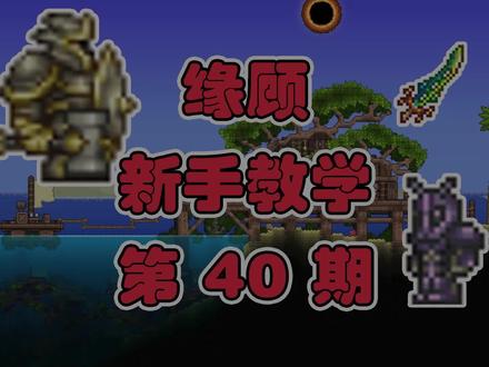 缘顾:泰拉瑞亚新手教学:第40期 锤与盾 圣骑士 地牢探险之旅 #泰拉瑞亚 #游戏推荐 #单机