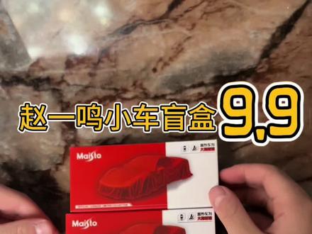 都说9.9的小车盲盒好中,这也不好中呀#赵一鸣盲盒 #汽车盲盒 #小比例车模 #合金车模