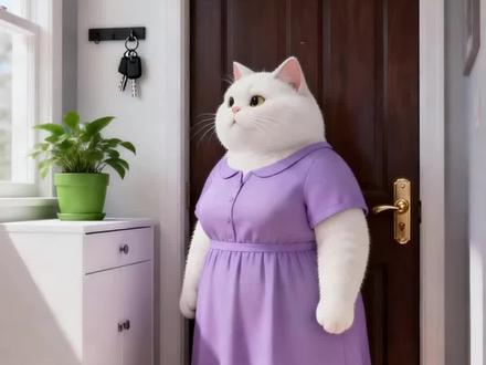 婚姻持久的秘籍#动物成精 #猫要成精了 #ai搞笑视频 #这样的猫猫你们见过吗