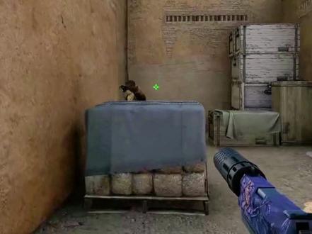 沙二针对包点狙位直架,两个高闪拿枪位。#csgo #dust2 #CSGO道具