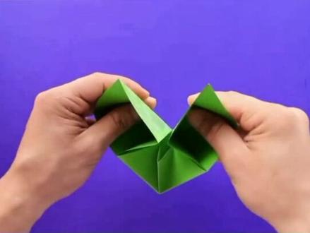 第18集:蓝莲花的折纸教程。#艺术也疯狂 #折纸 #手工折纸 #亲子手工 @DOU+小助手