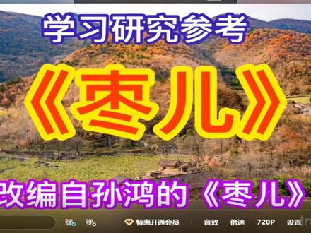 戏剧小品《枣儿 —— 孙鸿》