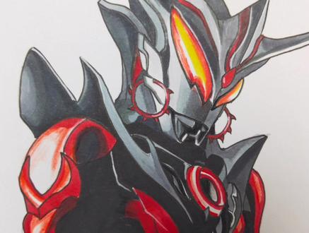 奥特曼融合升华,猜猜是哪两个奥特曼的合体#奥特曼 #你要永远相信光 #你要相信光 #临摹 #陈德帅 感谢作品