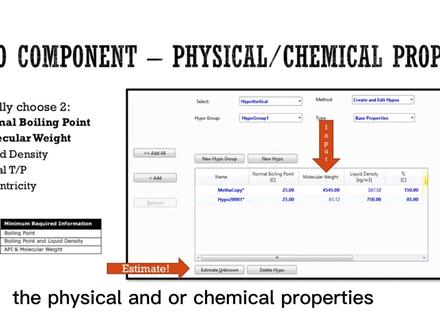 #化工人#化工软件---干货分享之Aspen Hysys 虚拟组分物性参数-标准沸点、比重、密度等!