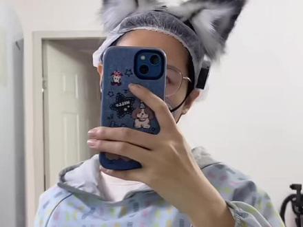 重力体感可动耳,会折耳超可爱#毛茸茸 #手工#会动的耳朵 #兽耳#二次元